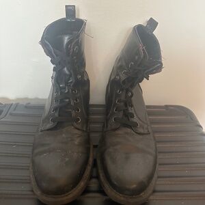 Unlisted Mens Black Boots. 9.5